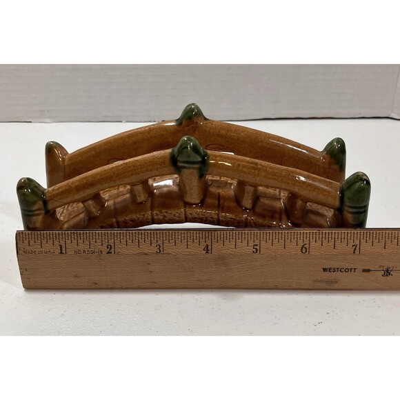 7" Classic Aquarium Ceramic Decoration Bridge Ornament Fish Tank Zen Garden - Picture 5 of 5